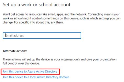 Windows 10 connect to active directory